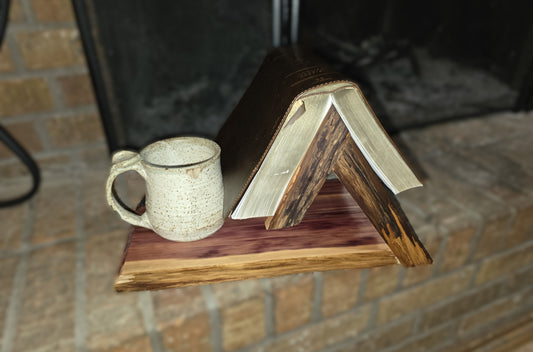 Book & Coffee Holder
